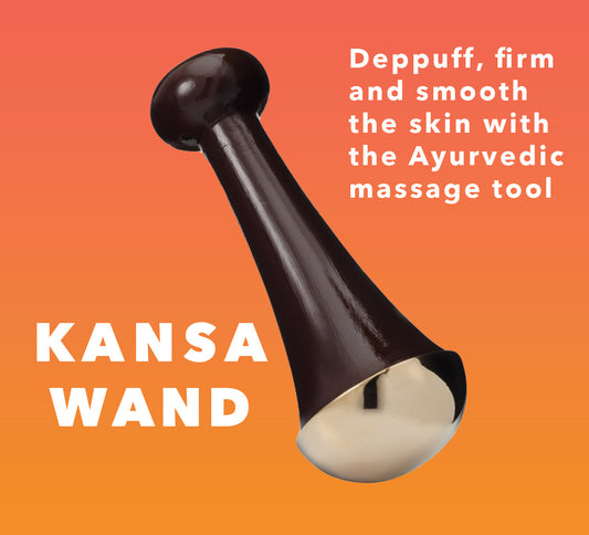 KANSA WAND: DETOXIFYING FACIAL MASSAGE TOOL